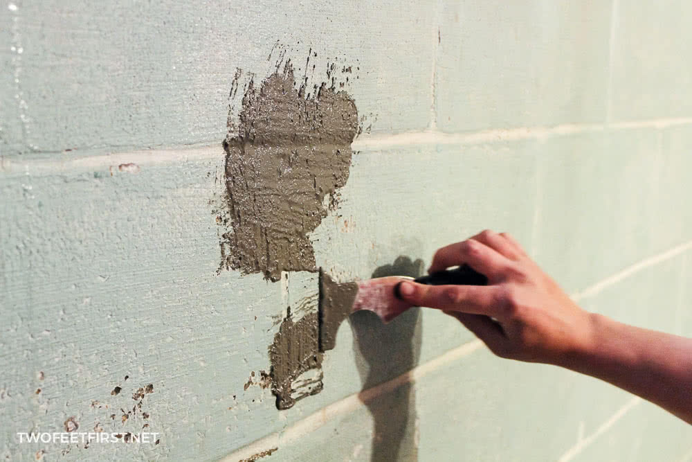 Painting Cinder Block Walls in a Basement Or repaint them